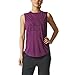 adidas Womens Athletics Graphic Drop Hem Muscle Tee, Red Night, Medium