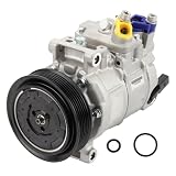 Godimg 1K0820859, 8J0260805 Compresseur de climatisation automobile avec embrayage, compatible avec les modèles A1 A3 Golf Jetta TT Passat (2005 2015) et Beetle(2011 2019)