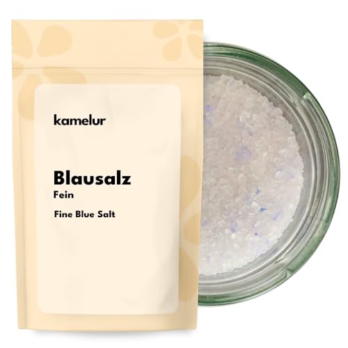 Kamelur Blausalz Fein 200g - blaues Kristallsalz, seltenes Gourmet Salz