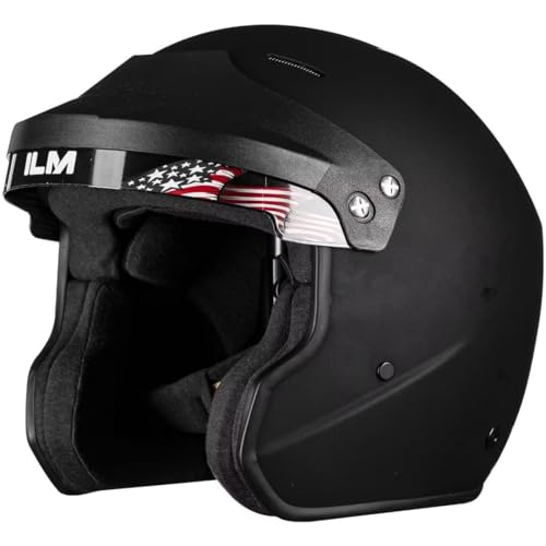 ILM Snell SA2020 Open Face Auto Racing Helmets for Men and Women