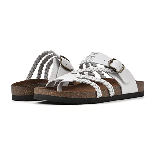Image of White Mountain Women's Hayleigh Braided Footbed Sandal