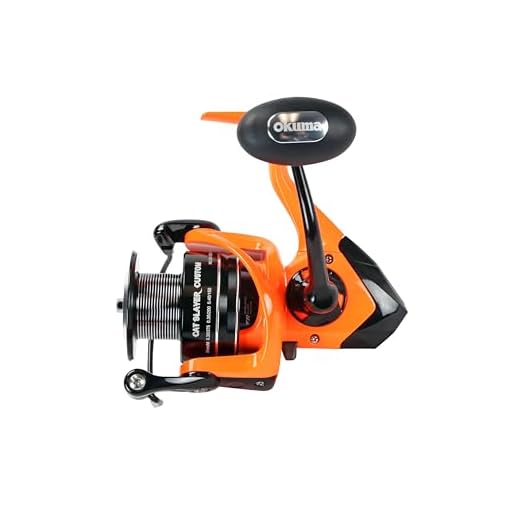 Okuma Cat Slayer Custom Spinning Reel – 6000 Size Catfish Reel with DFD Dual Force Drag, Flite Drive System, UV Reactive Body, Neon Green, CSC-6000NO