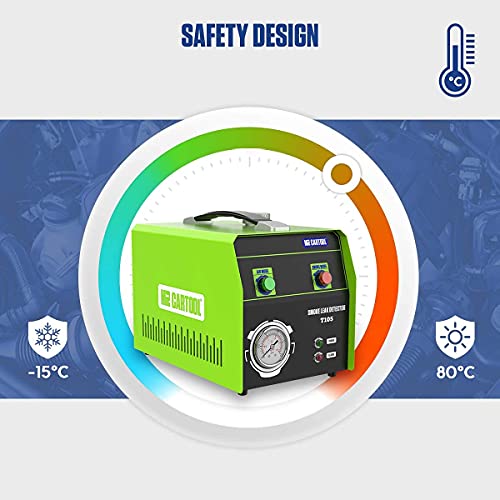 MR CARTOOL T105 Auto EVAP Rookmelder Machine, Dual Modes 12V Automotive Brandstofleidingsysteem Lekkagetester met… - Image 4