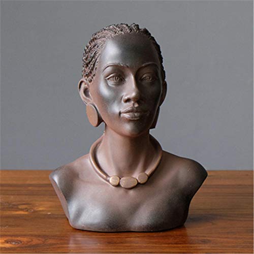 Character Decoration Statue Mural Sculptures Statues Ornaments Figurine Collectible Figurines Figurine Animal Statue Ornaments American Country African Beautiful Women Art Home Sculpture Girl Figur #TOP1