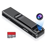 Camera no WiFi Needed - Mini Body Camera Video Recorder - Camera Motion Activated - Nanny Small Cam