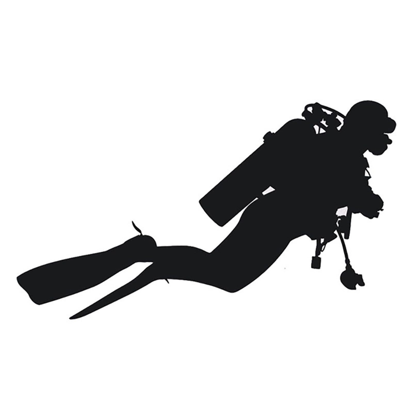 matumou Fashion Diver Reflective Car Vehicle Body Window Decals Sticker Decor