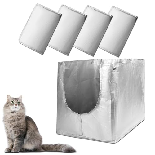 Liner F Compatible with Modkat Flip Litter Box - Reusable Liners for Flip Litter Box - Liner F for Cat Litter Box (4 Pack)