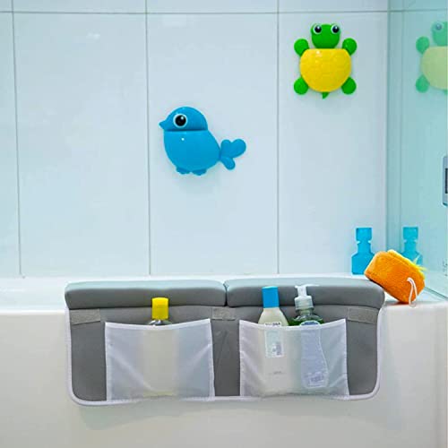 Image of COLSEN Bath Kneeler and Elbow Rest Pad Set, 1.5 inch Thick Kneeling Pad for Elbow, Knee & Arm Support - Large Bathtub Kneeling Pad with Toy Organizer
