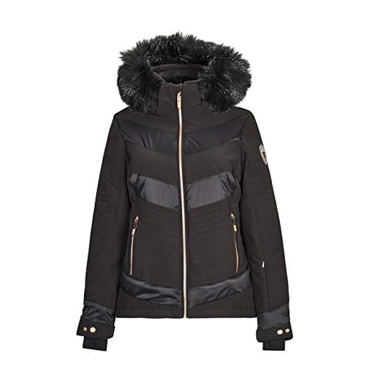 Killtec Calibria - Chaqueta de esquí para Mujer, otoño/Invierno, Mujer, Color Negro, tamaño 38