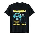 Helldivers 2 Sony PlayStation Game A Nice Cup of Liber-Tea Camiseta, Hombre, Negro, XL