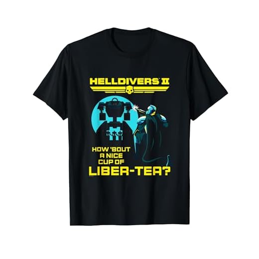 Helldivers 2 Sony PlayStation Game A Nice Cup Of Liber-Tea T-Shirt