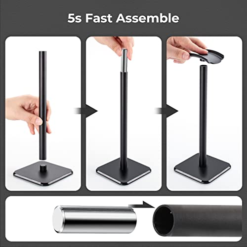 Image of Alyvisun Headphones Stand [Weighted Base & Taller Height] Headset Holder Stand, Universal Headset Desk Hook for All Gaming Headset /Desktop Earphones