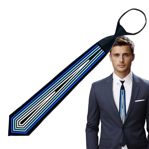 Corbata luminosa LED con sensor de voz para celebraciones de cumpleaños 6