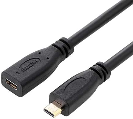 chenyang CY 30cm HDMI 1.4 Type D Micro HDMI Male to Micro HDMI Female HDMI Extension Cable