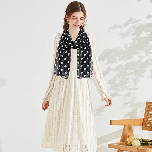 E-Clover Women Soft Floral Print Shawl Chiffon Sheer Scarf2