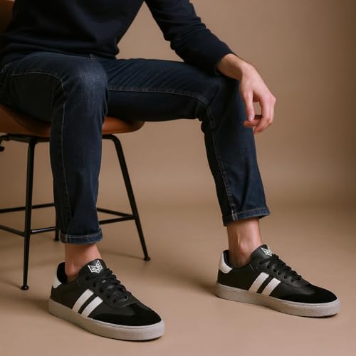 Image of Big Fox Men's Casual Sneakers | Stylish & Comfortable Lace-Up Shoes