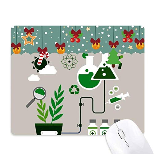 Tapis de souris de Noël réaction chimique en caoutchouc pour bureau