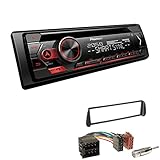 Wichtiger Hinweis: Nicht für Xsara Coupe! 1-DIN Autoradio 4 x 50 Watt MOSFET Verstärker, Bluetooth- für Freisprecheinrichtung, kabelloses Audiostreaming mit Künstler-, Album- und Titelsuche,, Spotify - Schließen Sie bei Spotify einfach Ihr Smartphone an, 2 Cinch-Vorverstärkerausgänge, Mit Android kompatibel - Stellen Sie eine Verbindung her und spielen Sie Musik ab, Rote Tastenbeleuchtung