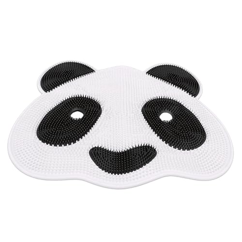 Alfombrilla exfoliante para pies forma panda antideslizante miniatura 5