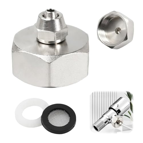 Adaptador de conexión de fontanería para filtro de agua refrigerador, 3/4" hembra a 1/4" pulgadas conector, compatible con refrigeradores, congeladores y sistemas de filtración, adaptadores Tuya