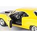 1969 Dodge Coronet Super Bee, Yellow With Black Hood - Motormax Premium American 73315 - 1/24 Scale Diecast Model Car for unisex-children