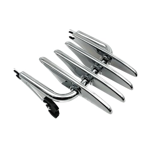 Porte-bagages moto amovible noir et chromé pour Touring Street et Electra Glide 2009-2023