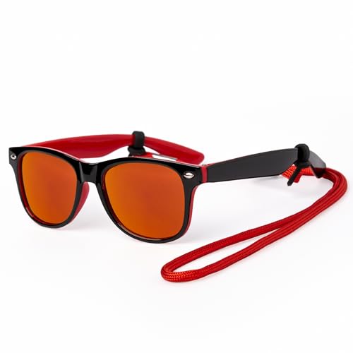 Kiddus Gafas de Sol Polarizadas para Niños de 4 a 7 Años, 4 5 6 y 7 Años, UV400 Categoría 3, Lente CAT3, Montura Ligera y Resistente, Sin BPA, Normativa ISO y CE