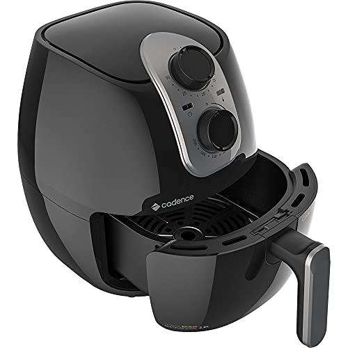 Fritadeira sem Óleo Multifuncional Cook Fryer 2,6 Litros 1250w 220v Preta