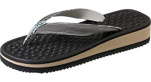 Chinelo Dedo Anabela Mundoflex Preto Ref. 802 Tamanho:41/42
