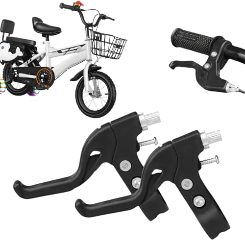 Cutiolly Levier de Frein VéLo Enfant,Levier de Frein à Main VéLo,Leviers de Freins de Vélo,Levier de Frein VéLo en Alliage D'Aluminium,Brake Lever Vélos d'Enfants,Poignées de Frein Vélo pour Enfants