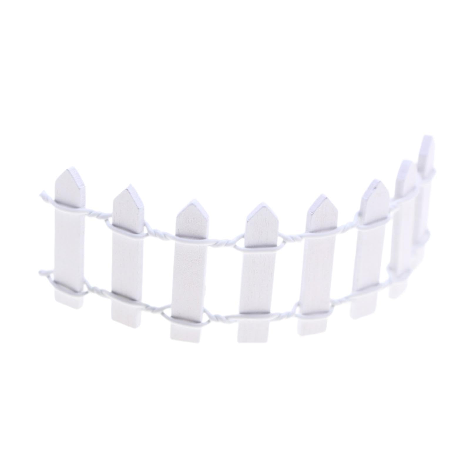 Meadawgs® Miniature Garden Fence Decorative Fence for Fairy Garden DIY Model Flowerpot White|Toys & Hobbies|Toys & Hobbies|Toys & Hobbies|1 Miniature Wooden Fence-picture-18