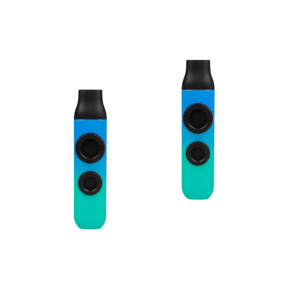 SUPVOX 2 Set Doppio Dimo ​​kazoo Di Metallo Bomboniera Kazoo Per Bambini Facile Da Imparare Musicale Tylonal Per Bambini Colorato Sax Un Boom Bambino Ragazza Flauto Addominali