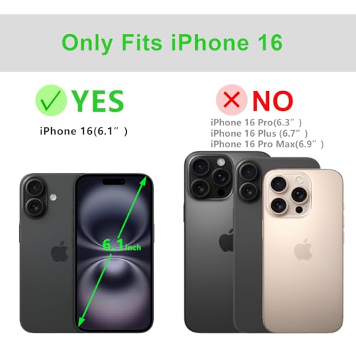 Coque iPhone 16 cuir véritable étui portefeuille gris brun LENSUN - 2