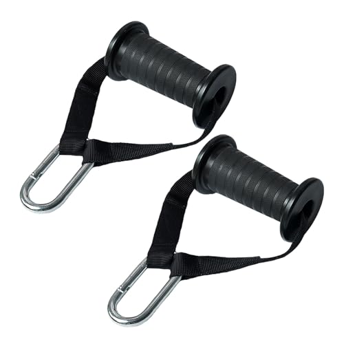 Accesorios de de cables de gimnasio, asas de cable resistentes, repuesto de poleas de máquina de cable, máquina de cable con diseño de agarre cónico y moleteado para entrenamientos mejorados y