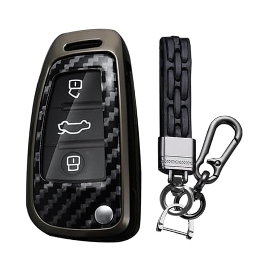 Porte-clés Audi coque aspect carbone au quotidien pour modèles S3 RS3 TT