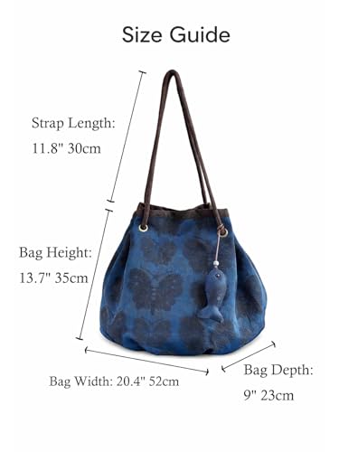 Sac en soie jacquard bleu cadeau d'exception motif papillon - 2