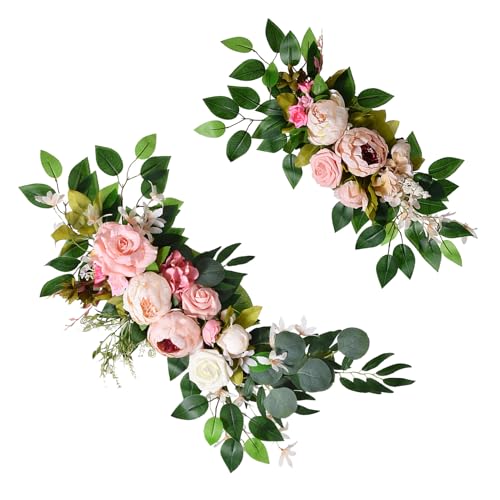 Arc de mariage artificiel Srliya avec fleurs décoratives de table - 6