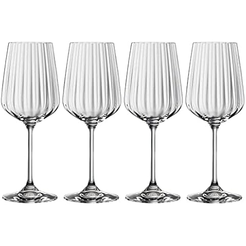 Spiegelau & Nachtmann 4450172 4-Piece White Wine Glass Set, Crystal Glass, 440 ml, Spiegelau Lifestyle Cover