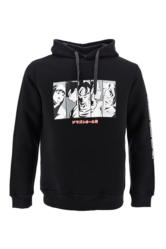 Dragon Ball Z Sudadera para Hombre, Sueter Diseño Goku Clasico, Sudadera con Capucha, Regalo para Hombres y Adolescentes | Talla XL