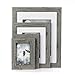 Scholartree Grey 11x14 Picture Frame set of 2,Display 11x14 without Mat or 8x10 with Mat，Wall Gallery Photo Frames