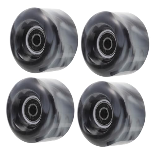 SUPVOX Skating Wheels Set 4pcs Roller Skates Wheels Ice Skates Accessories Pu Material Easy to Use