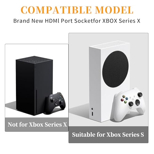 1x HDMI Port Replacement for Xbox Series X, Display Socket Jack Connector Repair for XSX Console, M1087810+Tools image 5