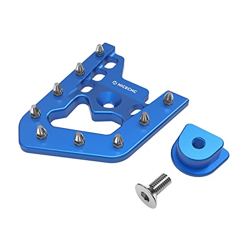 NICECNC Blue Foot Brake Pedal Lever Peg Pad Extender Compatible with Yamaha Raptor 700 2013-2026 2022 2021 2020 2019 2018 700R 2016-2026 2021 2022 2023 700R SE 2013-2016 2018-2026 2022 2023
