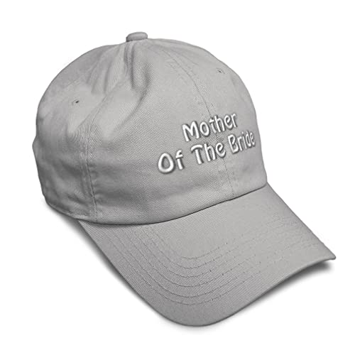 Gorra de béisbol suave para madre de la novia, de algodón de sarga para papá para hombres y mujeres, Gris claro, talla única