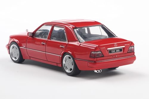Modelo a Escala 1:43 Mercedes-Benz W124 E60 AMG Rojo miniatura 6