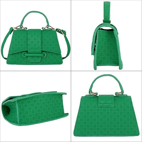 Image of Ayliss Micro Mini Crossbody Handbag Women's Purse Clutch Cute Mini Trendy Bag Top Handle PU Leather Shoulder Bag