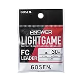 ゴーセン(Gosen) アンサー ライトゲーム FCリーダー 30m 3lb (0.8号)