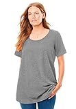 Woman Within Women's Plus Size Perfect Scoop Neck Tee