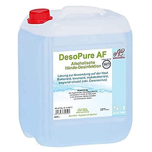 Desopure Händedesinfektion Desinfektionsmittel Assindia 5 Liter Cover