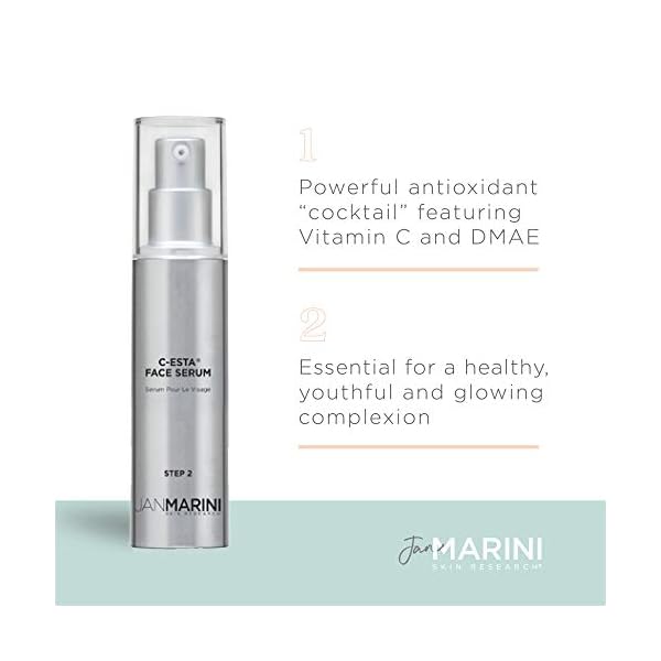 Jan Marini Skin Research C-ESTA Serum - Antioxidant-Rich Beauty Product for Dry, Oily & Normal/Combo Skin - Lifting & Firming Serum with Vitamin C - Serum for Skin Care - 1 fl oz